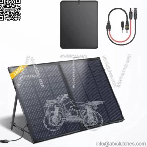BougeRV 130W Portable Solar Panel Battery Charge for Generator Power Station RV