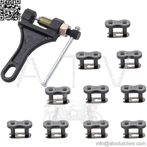 420 Chain Master Connect Link Breaker for Coleman CT200U BT200X Baja 196 212cc Mini Bike Go Kart TaoTao Coolster Ice Bear Suzuki SSR TTR CRF 50 70 90 110 125cc Pit Dirt Bike 4 Wheeler ATV Parts