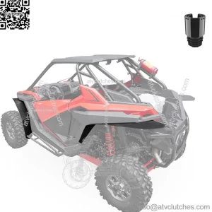 KEMIMOTO Rear & Front Fender Flares Mud Flap for 2020-2023 Polaris RZR Pro XP 4