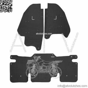 3 Pcs For Honda Talon 1000R 1000X 1000X4 2019-2022 PVC Mud Guard Dust Shield Set