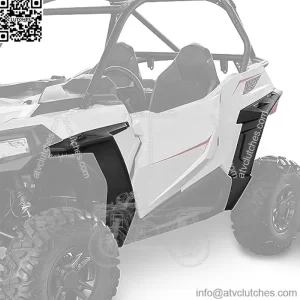 Front Rear Fender Flares Kit for 2014-2023 Polaris RZR 900, Mud Flaps Fender Extensions for Polaris RZR 900 / S 900 / Trail 900 / RZR Trail S 2014-2023 Accessories (Replace #2879434) - 4PCS