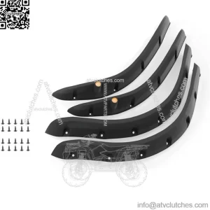 Golf Cart Fender Flares for Club Car Precedent Front Rear Wheels (Set of 4)