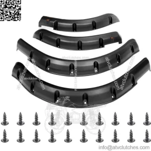 Golf Cart Fender Flares For Club Car DS 1993-up Front and Rear, Set of 4