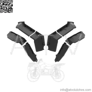 XXL Wider Extended Fender Flares Mud For Can-Am Maverick X3 Turbo R 2017-2023