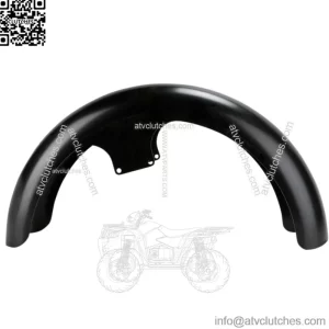 Klock Werks Hugger Wrapper Front Fender Kit Black 21" Harley Softail 00-17 (For: Harley-Davidson)