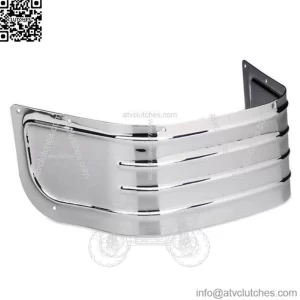 Chrome Replacement Ribbed Fender Skirt Tip Harley Softail Touring Electra Glide (For: Harley-Davidson)