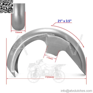 21" 23" 26" Motorcycle Front Fender For Harley Baggers and Softails 1996-2022