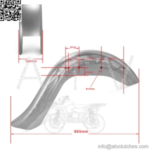 Motorcycle Extended Rear Fender For Harley Softail Models 1986-2017