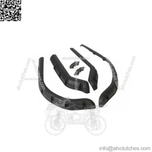 FOR EZGO TXT Golf Cart Fender Flares 94-2013 Set of 4 W/Self-taping Black Screws