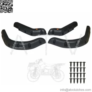 Golf Cart Standard Fender Flares Front and Rear For EZGO TXT Model(Set of 4pcs)