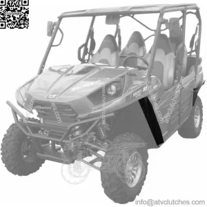 Super Max Fender Flares for 2012-24 Kawasaki Teryx & Teryx S (4 seat) (For: Kawasaki Teryx4 800)