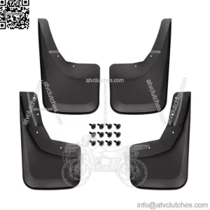 Fit For 2014-2018  Silverado  Splash Guards Molded Front Rear New 4??Mud Guards  (For: More than one vehicle)