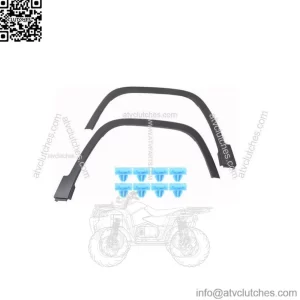 2Pcs Front Left & Right Fender Flares Set For Jeep Cherokee 2014-2017 CH1291111