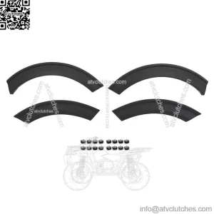 New Rear Left&Right Fender Flares For 2020-2021 Ford Explorer Black 4pcs