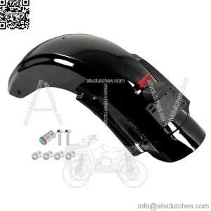 For 2009-2013 Touring Road King Street Glide CVO Style Rear Fender System W/LED