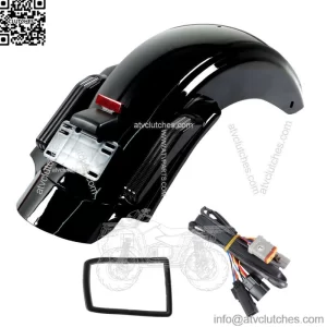 Rear Fender System LED Smoke Lens Set ABS For Touring Road Glide CVO 2014-2021