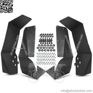 For Polaris RZR-4 900 RZR-S 900 RZR-S 1000 Mud Flaps UTV Fender Flares 2015-2019 (For: Polaris)