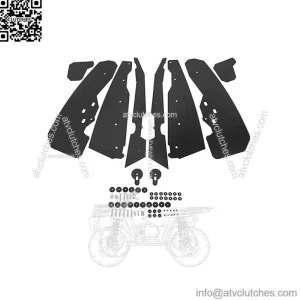 Front &Rear Mud Flaps Fender Flares For 14-21 Polaris RZR XP 1000 XP4 1000 Turbo (For: Polaris)