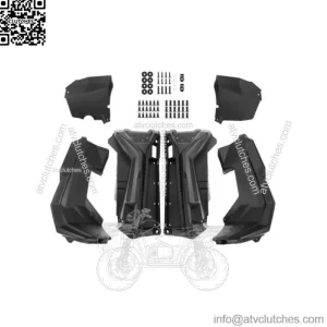 Front Rear XL Wide Fender Flares For Polaris General 1000 2016-2022 Full Set