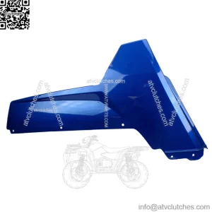 Polaris 5437474-620 RH Blue Fire Rear Fender 2013-2014 S 4 RZR 800 (For: Polaris)