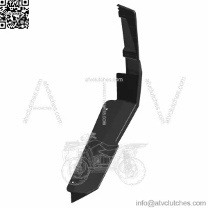 Polaris Fender Flare, Rear, Right, Gloss Black, Genuine OEM Part 5453035-070