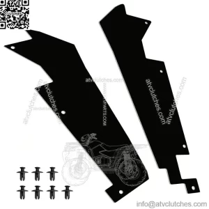 RZR Rear Wheel Well Block Offs For Polaris RZR PRO XP Fender Flares Mud Guard (For: Polaris)