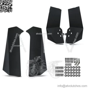 Mud Flaps Fender Flares for Polaris RZR XP 4 1000 2014-2018 Turbo UTV Simplified (For: Polaris)