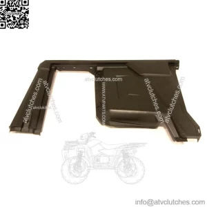 Polaris Fender-Mid, Crew, Right, Gloss Black, Genuine OEM Part 5451102-070 (For: Polaris)