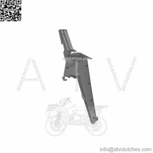 Polaris Rear Clip Painted Fender Assembly, Right, Genuine OEM Part 2635126-686