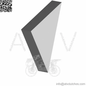 Polaris Rear Fender Foam, Genuine OEM Part 5814145, Qty 1 (For: Polaris)