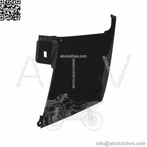 Polaris Fender, Front, Right, Solar Red, Genuine OEM Part 5455130-342, Qty 1