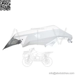 Polaris 5454552-599 White Lightning Painted Lefthand Upper Front Fender 2018-19 (For: Polaris)