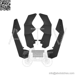 Overfenders Polaris RZR 1000 XP PRO fender extensions