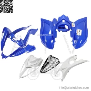 For YAMAHA Raptor 700 2006-2025 Plastics Kit Bodywork Fenders BLUE Complete Set