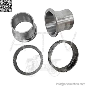 Exhaust Port Pipes Torque Cone Gasket Seal Kit Compatible for Harley Big Twin Softail Dyna Sportster 883 1200