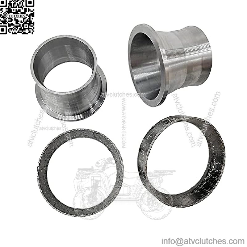 Exhaust Port Pipes Torque Cone Gasket Seal Kit Compatible for Harley Big Twin Softail Dyna Sportster 883 1200