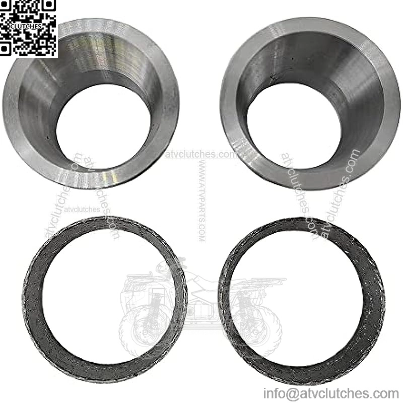 Exhaust Port Pipes Torque Cone Gasket Seal Kit Compatible for Harley Big Twin Softail Dyna Sportster 883 1200 - Image 2