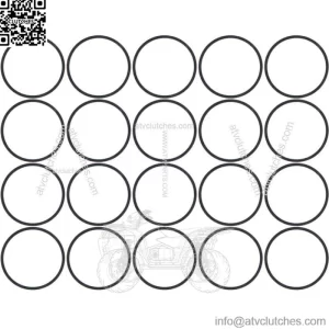 20 Pack Float Bowl Gasket for TECUMSEH 631028, 631028A, 3539, 23-3539, 142122