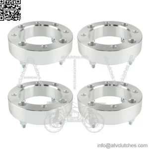 4x137 Wheel Spacers 2" 110mm M10x1.25 For 1991-1996 Kawasaki Mule 500 Silver X4
