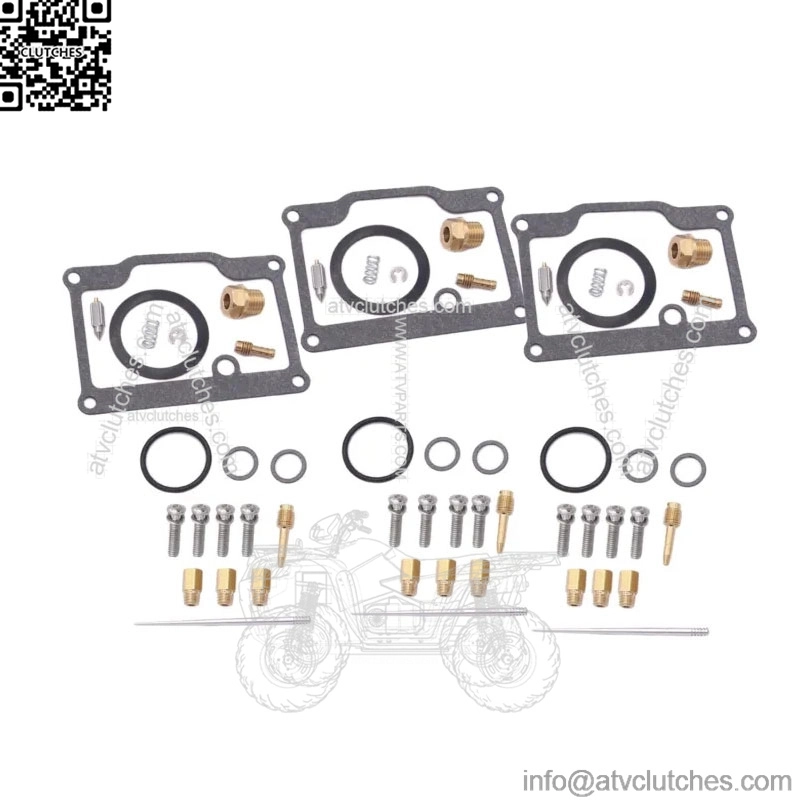 Carburetor Carb Gaskets Jet Rebuild Kit for Polaris XLT 600 XLT SKS 1995-1997