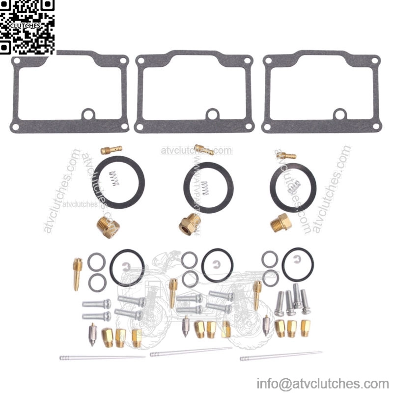 Carburetor Carb Gaskets Jet Rebuild Kit for Polaris XLT 600 XLT SKS 1995-1997 - Image 2