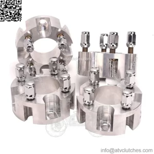 2 inch Golf Cart Wheel Spacers for Yamaha EZGO Club Car, 4 Pack, Silver