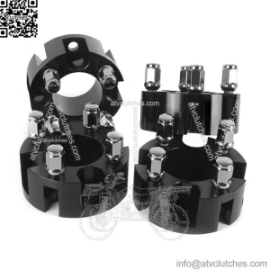 2 inch Golf Cart Wheel Spacers for EZGO Club Car Yamaha 4 Pack, Black
