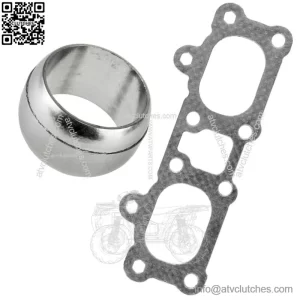 Exhaust Head Pipe Manifold Gasket for Polaris RZR 1000 2016-2021 Except XP Model (For: Polaris)