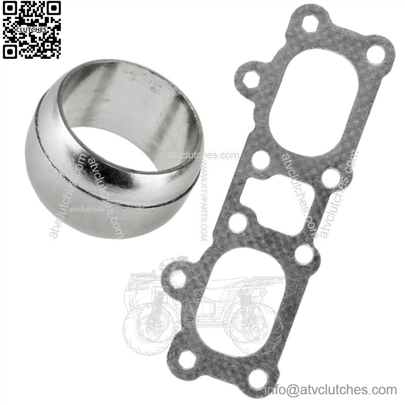 Exhaust Head Pipe Manifold Gasket for Polaris General 1000/General 4 1000 16-21 (For: Polaris)