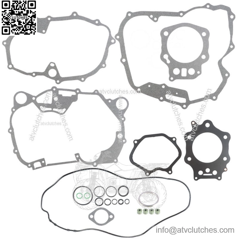 Fit for Honda Foreman 450 TRX450 4x4 Complete Full Gasket Kit Set 1998-2004
