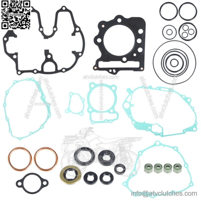 Fit for Honda TRX400EX NEW High Quality Gasket Kit with Oil Seals 1999-2004