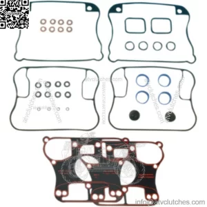 James Rocker Box Rubber Gasket Complete Kit 91-2003 Harley Sportster XL 883 1200 (For: Harley-Davidson)