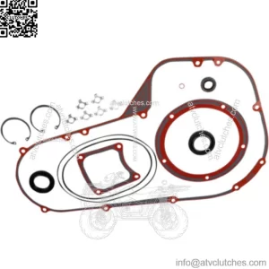 Genuine James Primary Cover Gasket Seal O-Ring Kit Harley 94-04 Big Twin FXR FLH (For: Harley-Davidson)