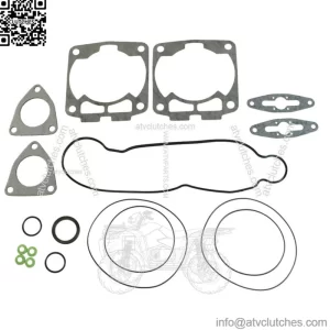 Top End Gasket Kit for Polaris Fits some 2007-2009 600 HO Carb Models